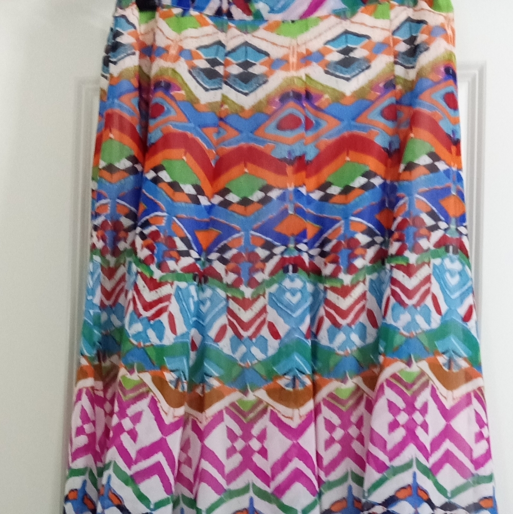 Long flowing skirt
